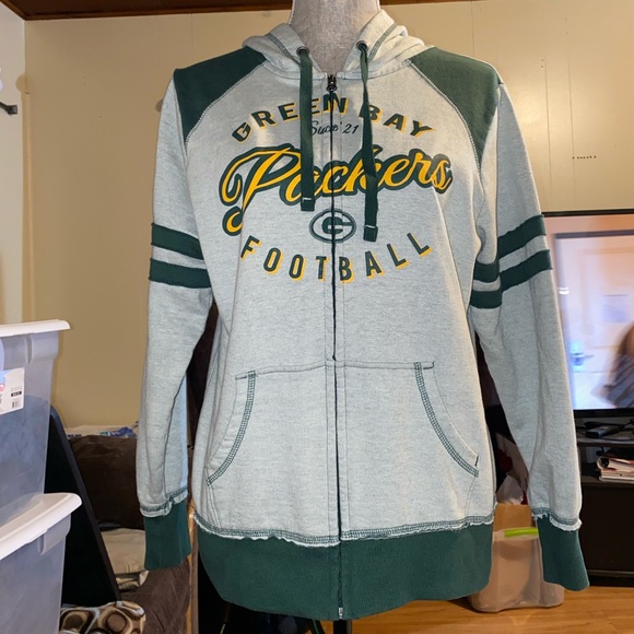 packers zip up hoodie